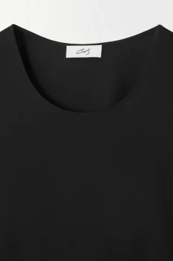 COS THE ESSENTIAL FLUID WOVEN T-SHIRT-Women T-Shirts | Tops