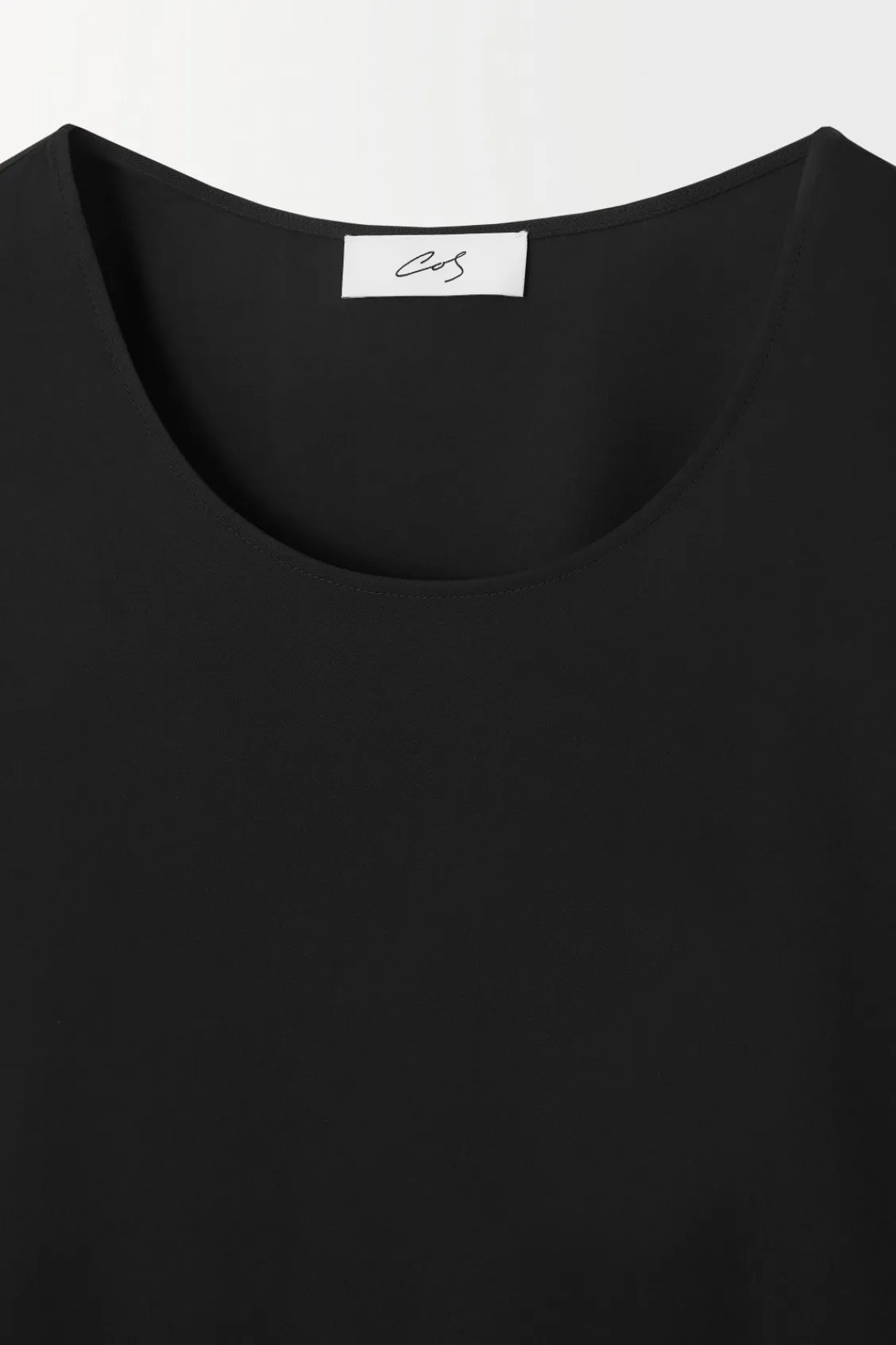 COS THE ESSENTIAL FLUID WOVEN T-SHIRT-Women T-Shirts | Tops