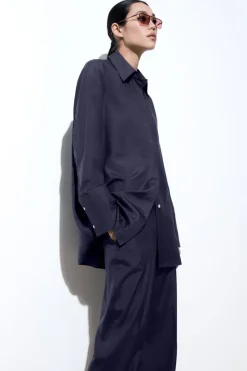COS THE ESSENTIAL SILK SHIRT-Women Shirts & Blouses | Tops