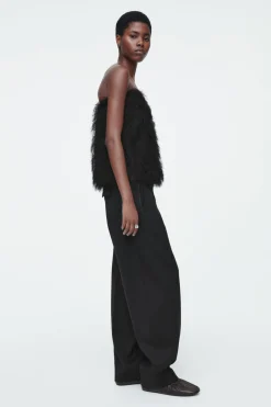 COS THE FEATHERED BANDEAU-Women Tops