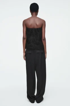 COS THE FEATHERED BANDEAU-Women Tops