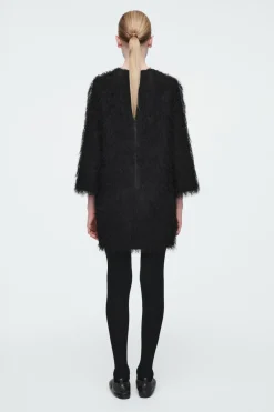 COS THE FEATHERED MINI SHIFT DRESS-Women Dresses & Jumpsuits