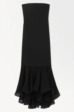 COS THE FISHTAIL BANDEAU MAXI DRESS-Women Dresses & Jumpsuits