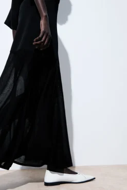 COS THE FLARED KNITTED MAXI SKIRT-Women Skirts | Sweaters & Cardigans