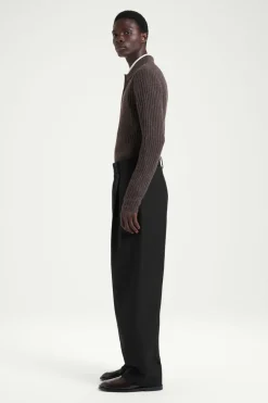 COS THE FLECKED WOOL POLO SHIRT- Polo Shirts | Cashmere