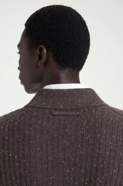 COS THE FLECKED WOOL POLO SHIRT- Polo Shirts | Cashmere