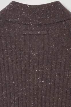 COS THE FLECKED WOOL POLO SHIRT- Polo Shirts | Cashmere