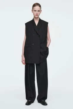 COS THE FLUID BARREL-LEG PANTS-Women Vests & Tailoring | Pants