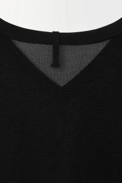 COS THE FLUID KNITTED T-SHIRT-Women T-Shirts | Tops