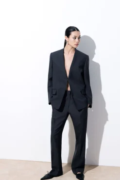 COS THE FOLDED-LAPEL WOOL BLAZER-Women Coats & Jackets