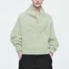 COS THE FUNNEL-NECK BRUSHED-CASHMERE SWEATER-Women Cashmere | Sweaters & Cardigans