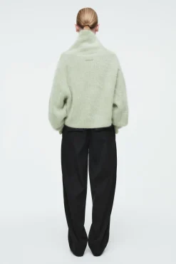 COS THE FUNNEL-NECK BRUSHED-CASHMERE SWEATER-Women Cashmere | Sweaters & Cardigans