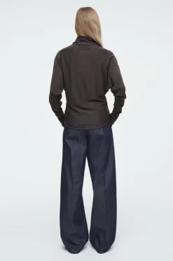 COS THE FUNNEL-NECK MERINO WOOL SWEATER-Women Tops | Sweaters & Cardigans