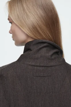 COS THE FUNNEL-NECK MERINO WOOL SWEATER-Women Tops | Sweaters & Cardigans