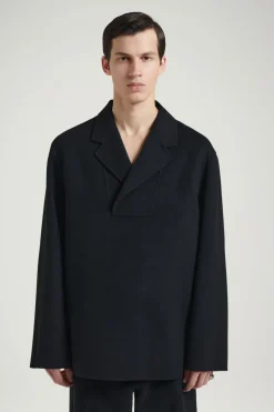 COS THE HALF-PLACKET OVERSHIRT- Shirts