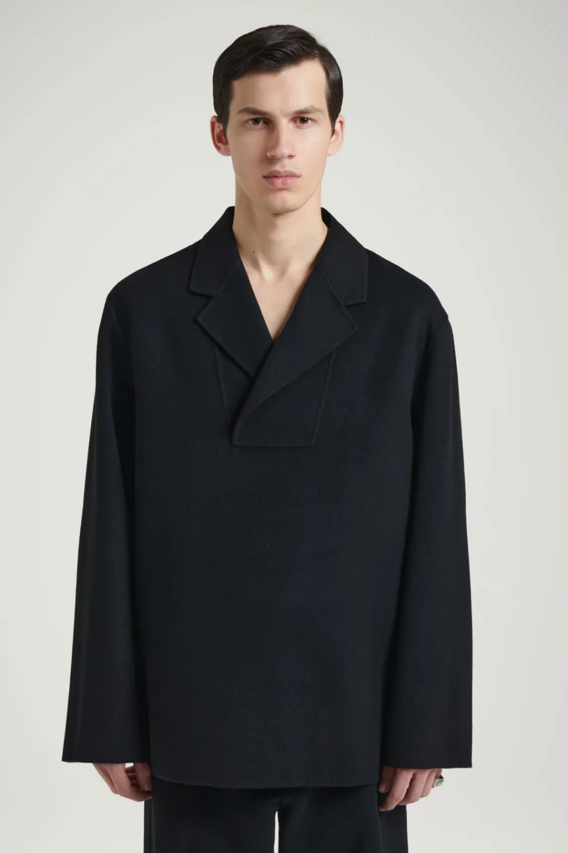 COS THE HALF-PLACKET OVERSHIRT- Shirts