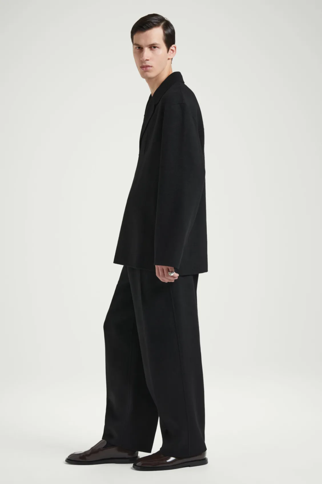 COS THE HALF-PLACKET OVERSHIRT- Shirts