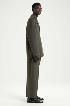 COS THE HALF-PLACKET OVERSHIRT- Shirts