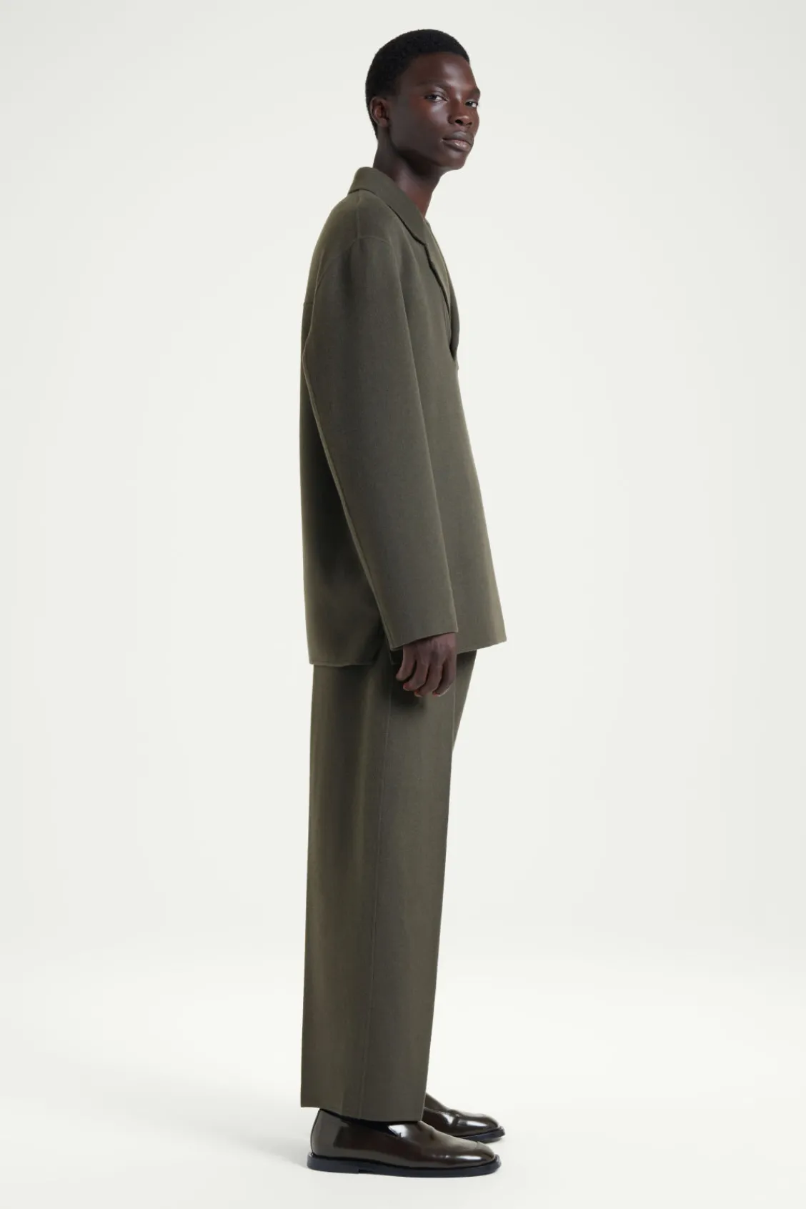 COS THE HALF-PLACKET OVERSHIRT- Shirts