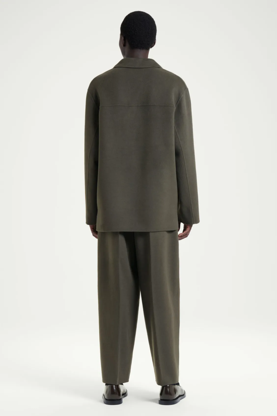 COS THE HALF-PLACKET OVERSHIRT- Shirts