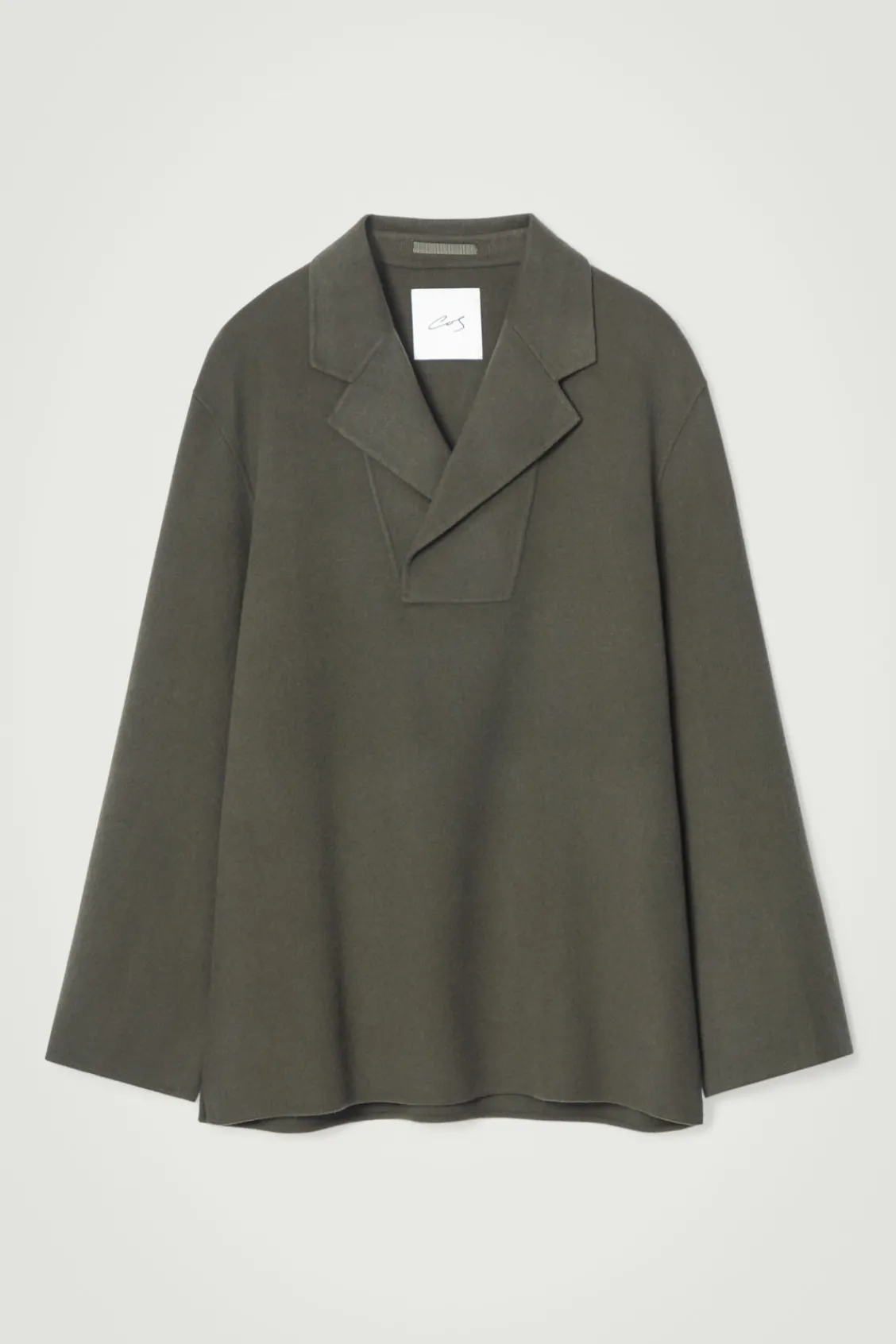 COS THE HALF-PLACKET OVERSHIRT- Shirts