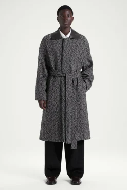 COS THE HERRINGBONE COAT- Coats & Jackets