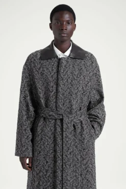 COS THE HERRINGBONE COAT- Coats & Jackets