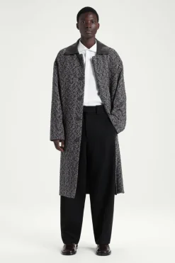 COS THE HERRINGBONE COAT- Coats & Jackets