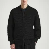 COS THE HONEYCOMB BOMBER JACKET- Sweaters & Cardigans | Coats & Jackets