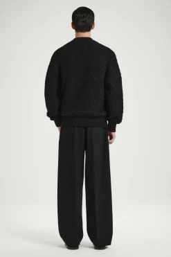 COS THE HONEYCOMB BOMBER JACKET- Sweaters & Cardigans | Coats & Jackets