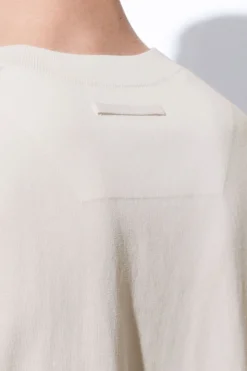 COS THE KNITTED SILK T-SHIRT- T-Shirts | Sweaters & Cardigans