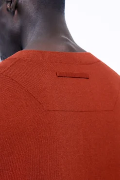 COS THE KNITTED SILK T-SHIRT- T-Shirts | Sweaters & Cardigans