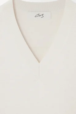 COS THE KNITTED SILK T-SHIRT- T-Shirts | Sweaters & Cardigans