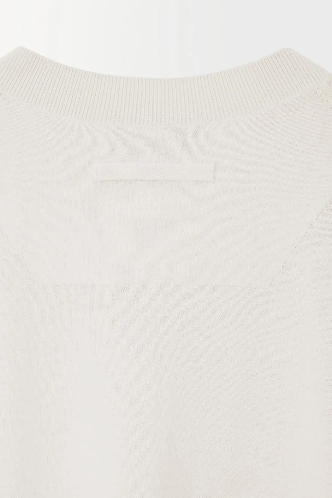 COS THE KNITTED SILK T-SHIRT- T-Shirts | Sweaters & Cardigans
