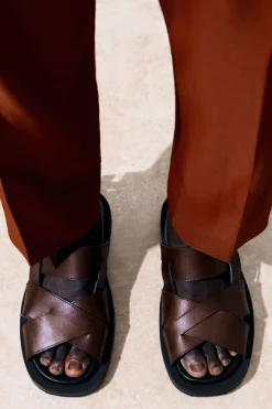 COS THE LEATHER WRAP SANDALS- Shoes