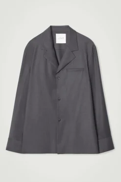 COS THE NOTCH-LAPEL SHIRT- Shirts