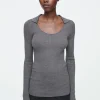 COS THE OPEN-COLLAR MERINO WOOL TOP-Women Tops | Sweaters & Cardigans