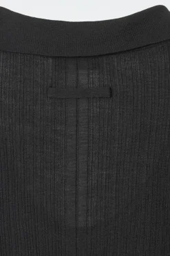 COS THE OPEN-COLLAR MERINO WOOL TOP-Women Tops | Sweaters & Cardigans