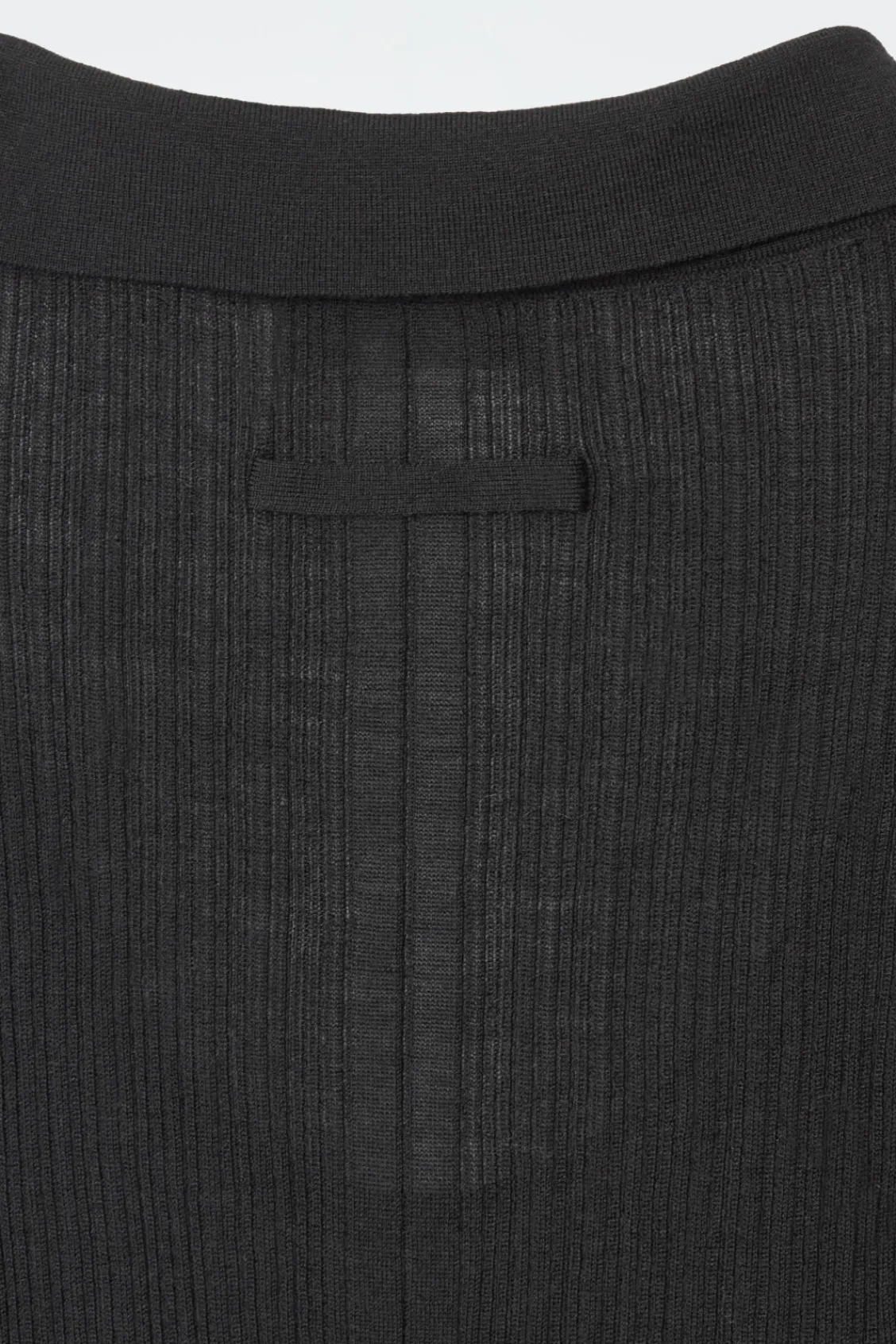 COS THE OPEN-COLLAR MERINO WOOL TOP-Women Tops | Sweaters & Cardigans