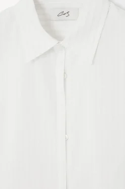COS THE PINSTRIPED SHIRT- Shirts