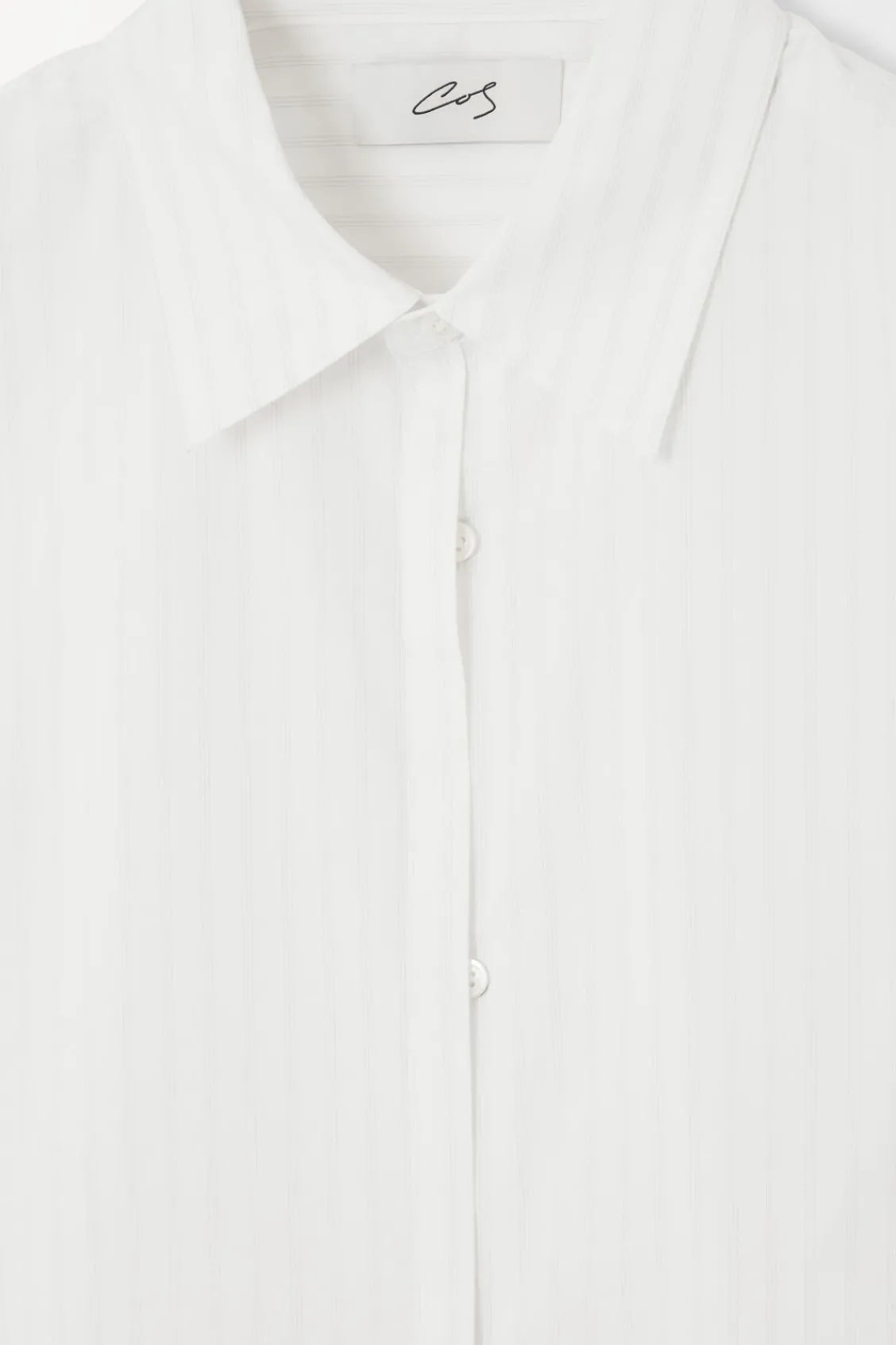 COS THE PINSTRIPED SHIRT- Shirts