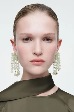 COS THE QUARTZ CASCADE EARRINGS-Women Jewelry