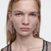 COS THE QUARTZ CASCADE EARRINGS-Women Jewelry