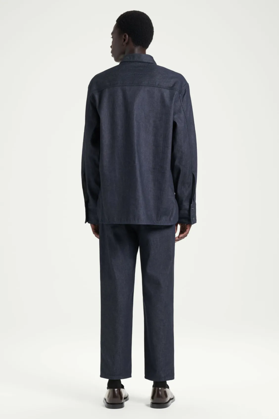 COS THE RAW DENIM SHIRT- Shirts