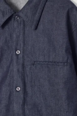 COS THE RAW DENIM SHIRT- Shirts