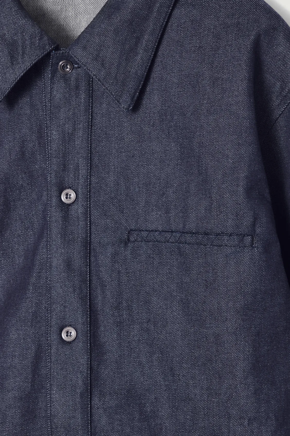 COS THE RAW DENIM SHIRT- Shirts