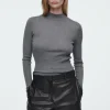 COS THE RIBBED MERINO WOOL TOP-Women Tops | Sweaters & Cardigans