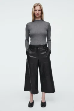 COS THE RIBBED MERINO WOOL TOP-Women Tops | Sweaters & Cardigans