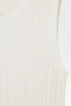 COS THE RIBBED-KNIT TANK TOP- T-Shirts | Sweaters & Cardigans