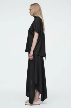 COS THE RUCHED LEATHER BALLET FLATS-Women Shoes